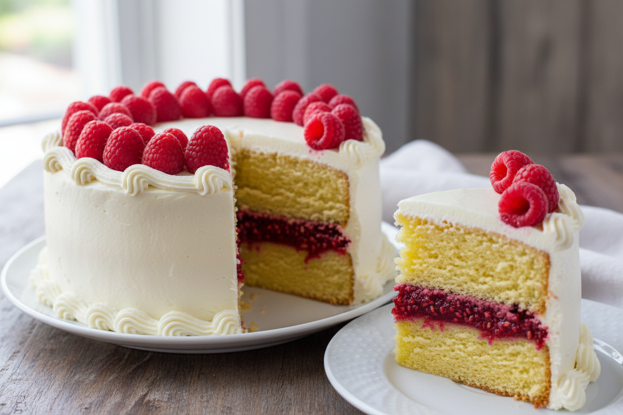 Lemon Raspberry Cake